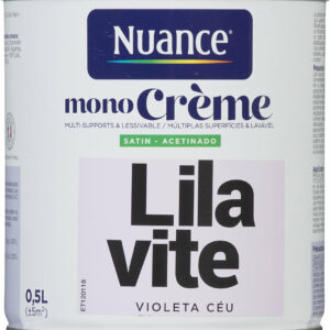 Peinture MonoCrème - Lila vite - Satin - 0,5L pour une décoration tendance