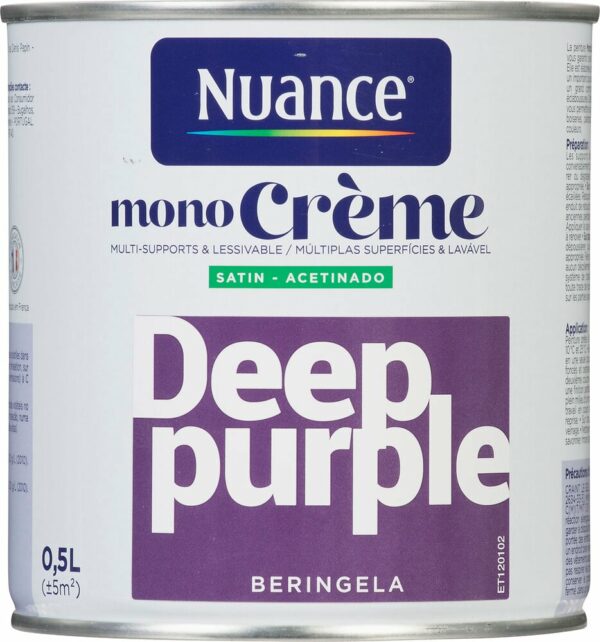 Peinture MonoCrème - Deep purple - Satin - 0,5L