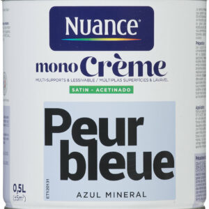 Peinture MonoCrème - Peur bleue - Satin 0,5L