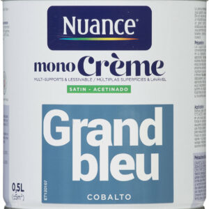 Peinture MonoCrème - Grand bleu - Satin - 0,5L