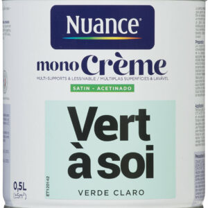 Peinture MonoCrème - Vert à soi - Satin - 0,5L