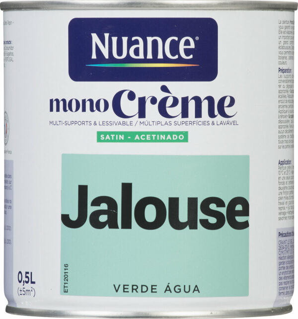 Peinture MonoCrème Jalouse Satin 0,5L - Nuance