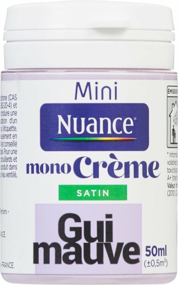 Testeur peinture MonoCrème - Gui-mauve - Satin - 50ml