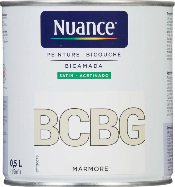 Peinture bicouche - BCBG - Satin - 0,5L