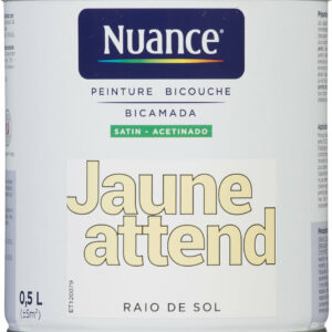 Peinture bicouche - Jaune attend - Satin - 0,5L