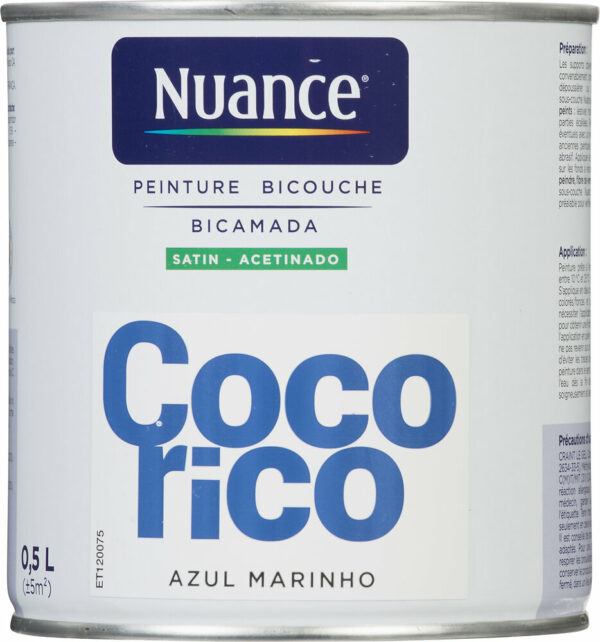 Peinture bicouche Cocorico Satin - 0,5L