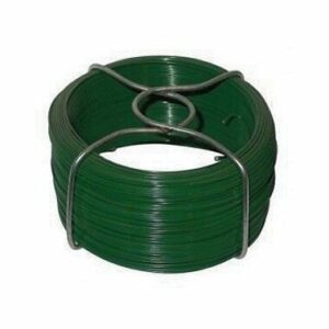 Fil de tension plastifié vert 2,8mm – Longueur 50m pour grillage