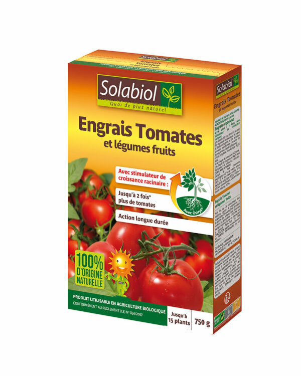 Engrais Tomates et Légumes Fruits 750g – Nutrition Idéale pour vos Jardins