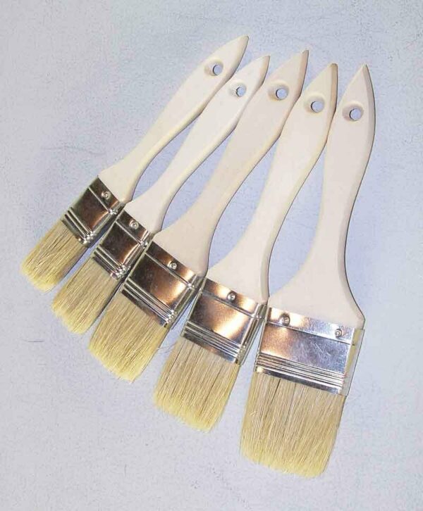 Lot 5 pinceaux plats pour vos travaux de peinture !