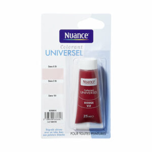 Colorant Universel Rouge Vif 25ml - Félix pour Peinture, Rénovation et Création Artistique
