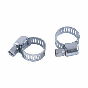 Lot de 2 colliers en acier largeur 8mm, serrage de 10 à 16mm pour tuyau de 12mm