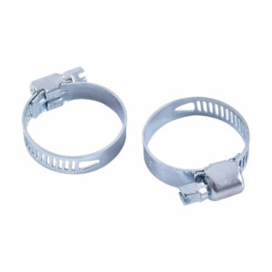Lot de 2 colliers en acier, largeur 8mm, serrage 18-28mm pour tuyau de 19mm - Fixation solide et durable