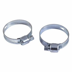 Lot de 2 Colliers en Acier 8mm pour Tuyaux D25mm - Serrage 24-36 mm