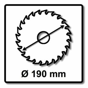 Lame de scie circulaire MAKITA B-68638 SPECIALIZED EFFICUT accu Ø190mm
