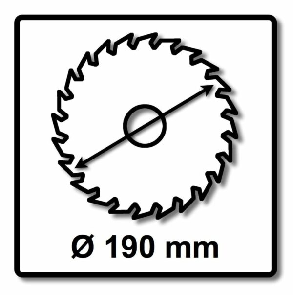 Lame de scie circulaire MAKITA B-68638 SPECIALIZED EFFICUT accu Ø190mm