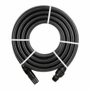 Kit d'aspiration pour pompe - 7m | Tuyau PVC annelé, raccords et anti-retour