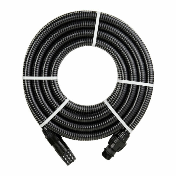Kit d'aspiration pour pompe - 7m | Tuyau PVC annelé, raccords et anti-retour