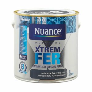 Peinture XTREM Fer - Anthracite - Satin - 2L