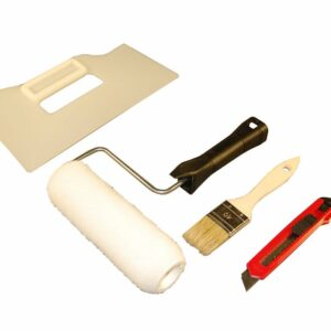 Kit complet pour une pose parfaite de toile de verre - Outils inclus