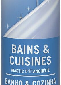 Mastic Bains et Cuisines Tous Matériaux blanc 290ml