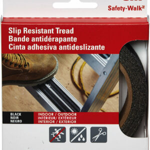 Rouleau antidérapant noir 4.5mx25mm pour sécuriser vos surfaces