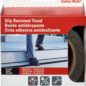 Rouleau antidérapant noir 4.5mx101mm pour sécuriser vos surfaces intérieures et extérieures