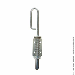 Verrou Baïonnette à Ressort Zinguée - Diamètre 14 mm, Longueur 250 mm | Sécurité & Fiabilité