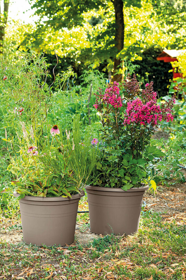 Cilindro Day R Camel 35cm pot de fleurs recyclé