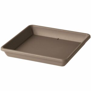 Soucoupe Carrée Day R Camel 33cm pour plantes en Recyclat