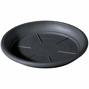 Soucoupe Day R Anthracite 52cm - Soucoupe de Jardin en Recyclat Injecté