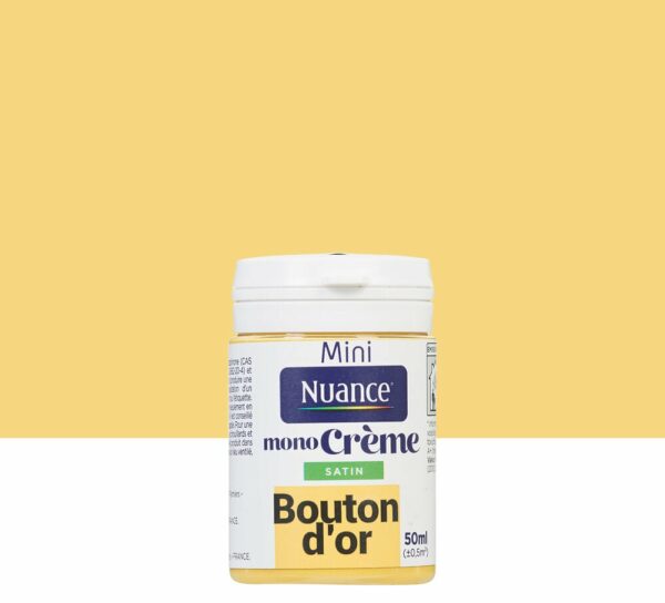 Testeur peinture MonoCrème - Bouton d'or - Satin - 50ml