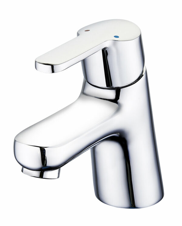 Mitigeur lavabo chrome à économie d'eau avec vidage Héraclès