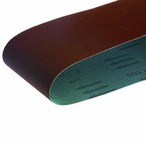 Lot de 5 Bandes Abrasives Bois Métal (100 x 610 mm) pour Ponceuse à Bande MAKITA 9401, 9403, 9404