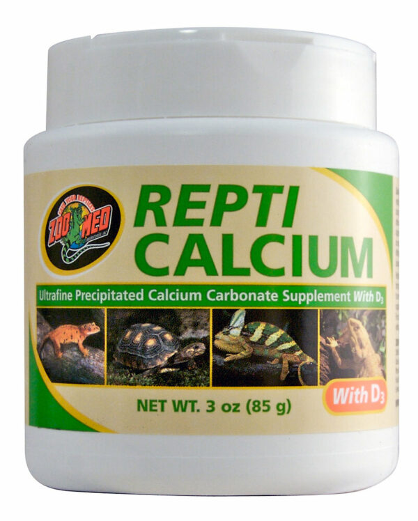 Complement calcium sans phosphore pour reptiles et amphibiens