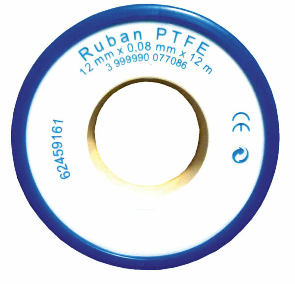 Ruban PTFE en vrac 12mm - Ruban teflon standard