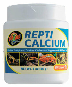 Complément calcium sans phosphore pour reptiles et amphibiens