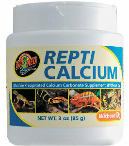 Complément calcium sans phosphore pour reptiles et amphibiens