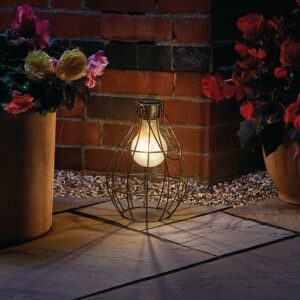 Lanterne solaire Eureka Retro pour illuminer votre jardin