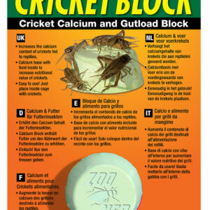 Bloc de calcium pour les grillons - Supplément en calcium pour reptiles