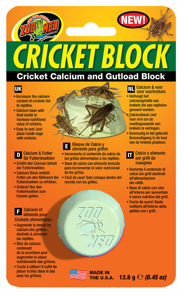 Bloc de calcium pour les grillons - Supplément en calcium pour reptiles