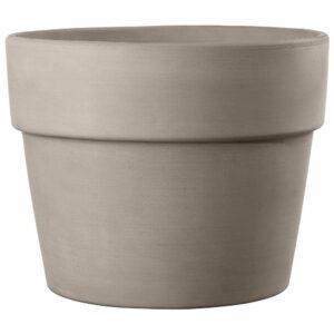 Vaso Perfetto Grafite 39cm - Pot de fleurs en Terre cuite pour jardin