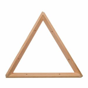 Équerre Triangle GM Pin Massif - Renforcement Robuste pour Bricolage et Rénovation