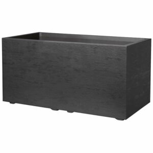 Jardinière muret carbone 79x39.5x39cm Gravity