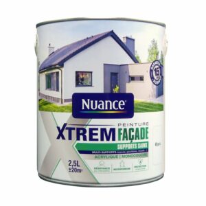 Peinture XTREM Façade - Blanc - Acrylique - 2,5L
