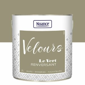 Peinture Velours Vert Renversant Multi-support 2L - Haute Qualité & Facile à Appliquer