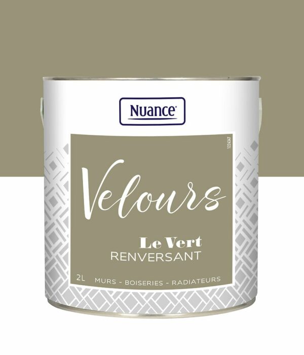 Peinture Velours Vert Renversant Multi-support 2L - Haute Qualité & Facile à Appliquer