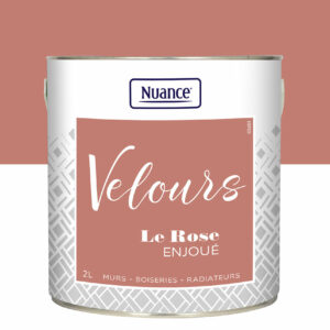 Peinture Velours - Rose enjoué - Multi-support - 2L