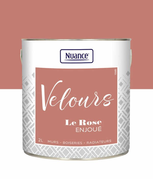 Peinture Velours - Rose enjoué - Multi-support - 2L