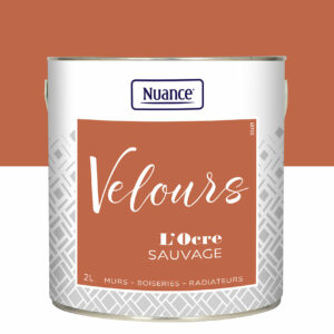 Peinture Velours Ocre Sauvage 2L - Multi-support, Aspect Velours, Haute Covering