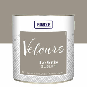Peinture Velours Gris Sublime 2L – Multi-support, Finition Moderne et Durable